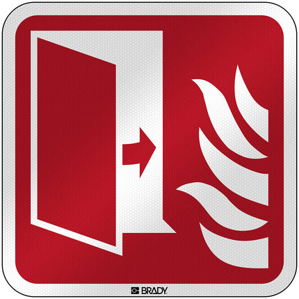 ISO Safety Sign  Fire protection door