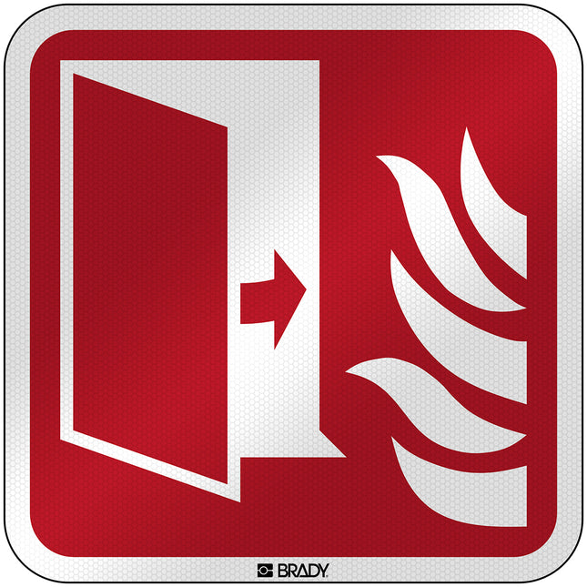 ISO Safety Sign  Fire protection door