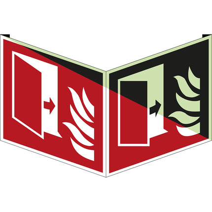 ISO Safety Sign  Fire protection door