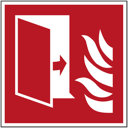 ISO Safety Sign  Fire protection door