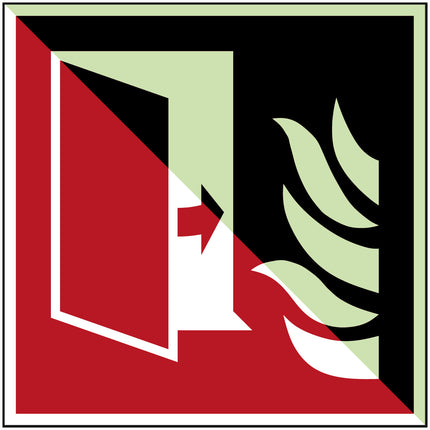 ISO Safety Sign  Fire protection door