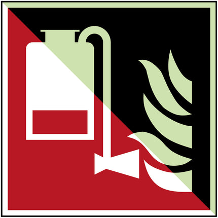 ISO Safety Sign  Portable foam applicator unit