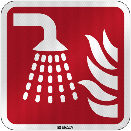 ISO Safety Sign  Water fog applicator