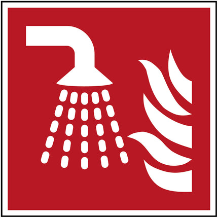 ISO Safety Sign  Water fog applicator