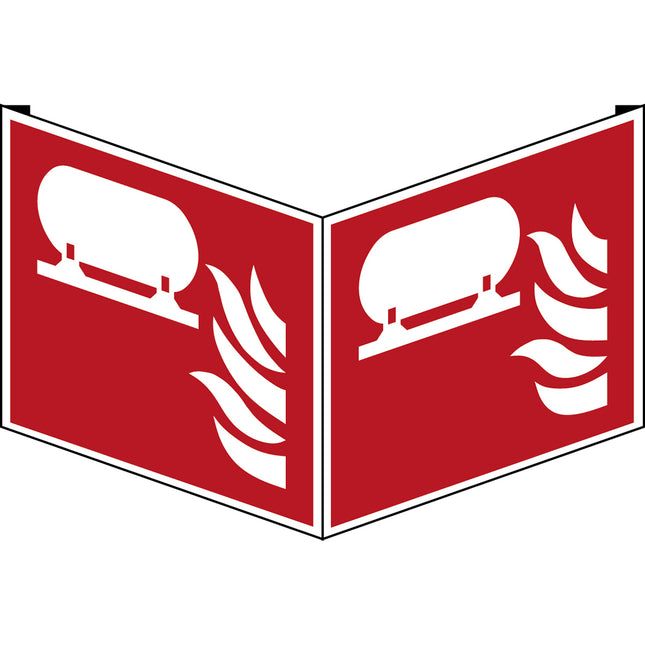 ISO Safety Sign  Fixed fire extinguisher installation