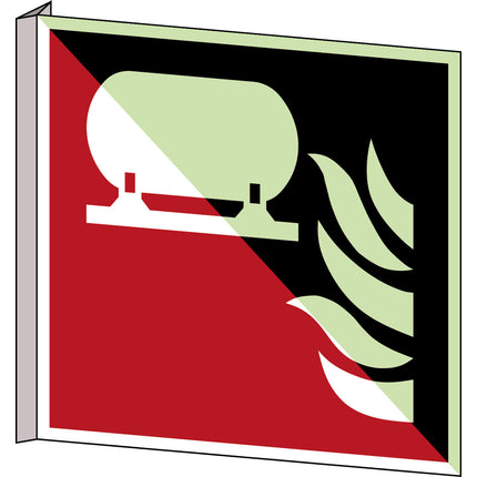 ISO Safety Sign  Fixed fire extinguisher installation