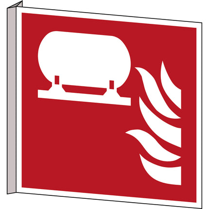 ISO Safety Sign  Fixed fire extinguisher installation