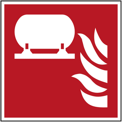 ISO Safety Sign  Fixed fire extinguisher installation