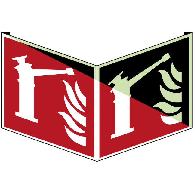 ISO Safety Sign  Fire monitor