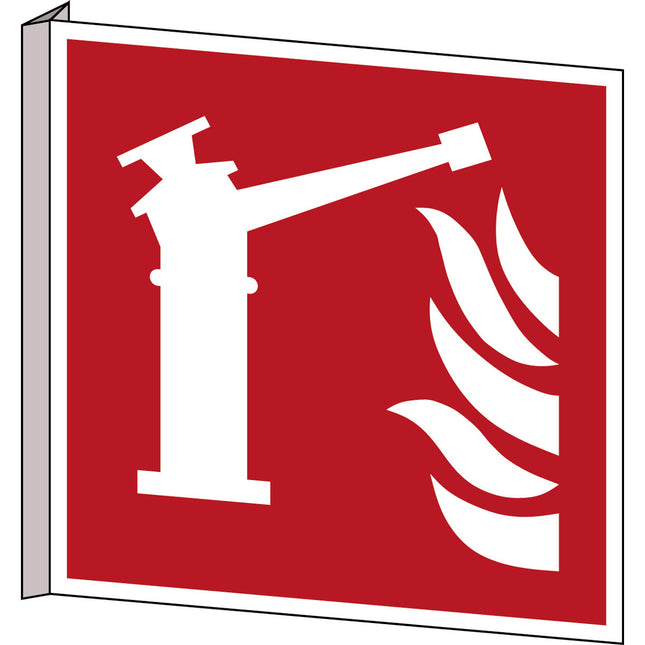 ISO Safety Sign  Fire monitor