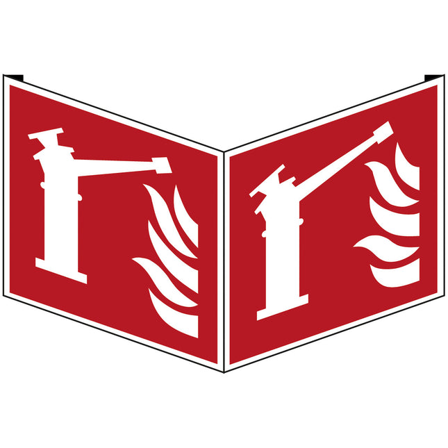 ISO Safety Sign  Fire monitor