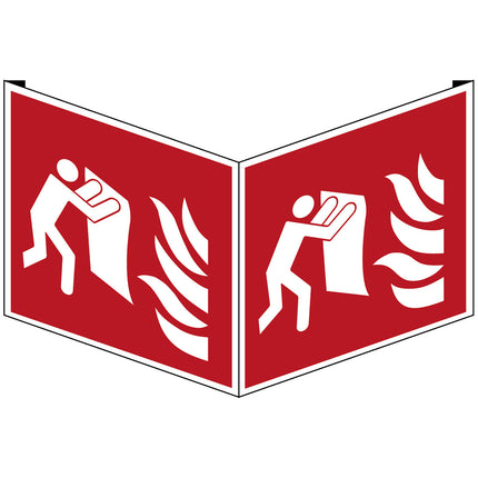 Fire Blanket  Safety Sign  ISO7010