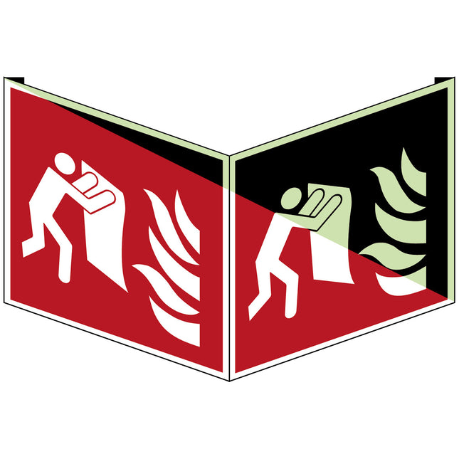 Fire Blanket  Safety Sign  ISO7010