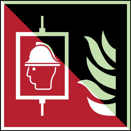 ISO Safety Sign  Firefighters lift