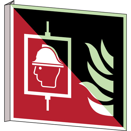 ISO Safety Sign  Firefighters lift