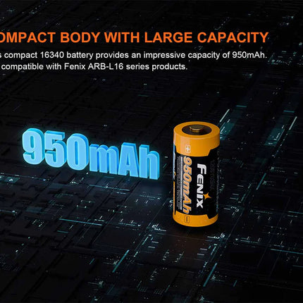 بطارية قابلة لإعادة الشحن Fenix ARB-L16-950P