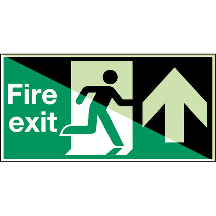 Glowinthedark safety sign