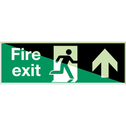 Glowinthedark safety sign
