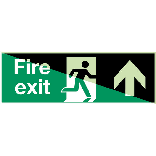 Glowinthedark safety sign