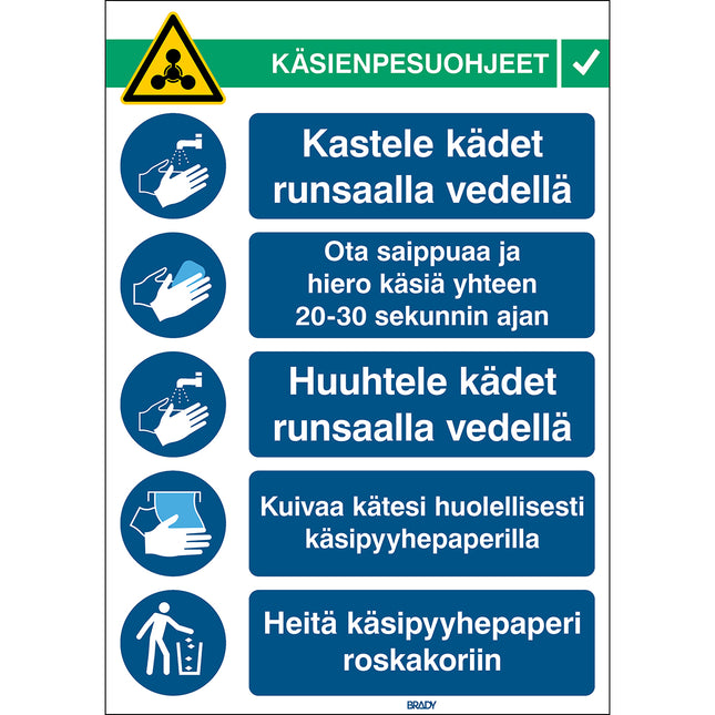 Hand Wash Instructions
