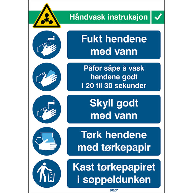 Hand Wash Instructions