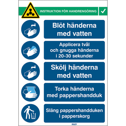Hand Wash Instructions