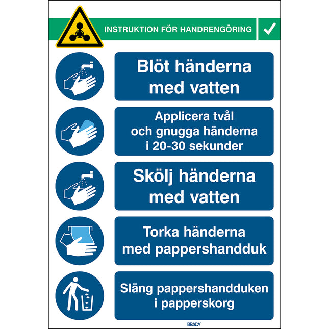 Hand Wash Instructions