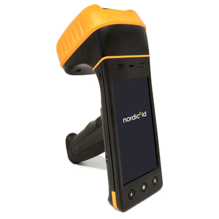 HH85 Handheld RFID Reader LTE with Pistol Grip  UHF NFC Barcode 4G