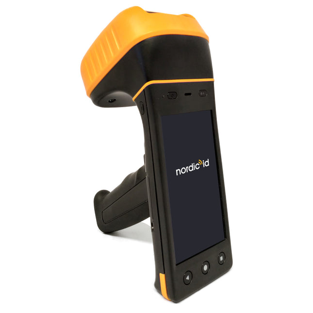 HH85 Handheld RFID Reader LTE with Pistol Grip  UHF NFC Barcode 4G