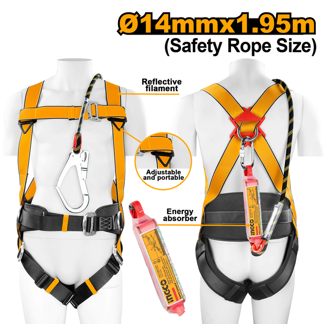 INGCO High Strength Safety Harness | HSH501420