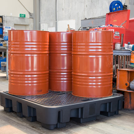 Spill Drum Pallets  Heavy  4 Drums