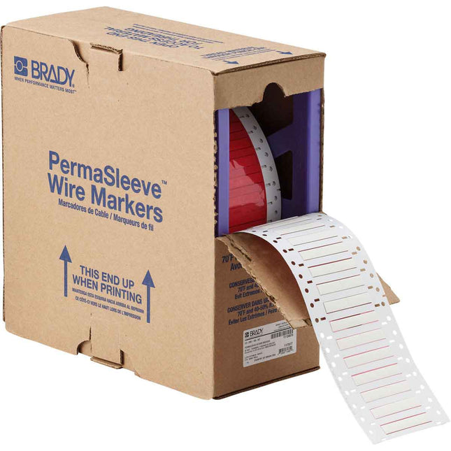 76 mm Core PermaSleeve Heatex Polyolefin 16 to 10 Gauge Wire Marking Sleeves