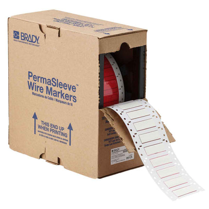 76 mm Core PermaSleeve Heatex Polyolefin 8 to 4 Gauge Wire Marking Sleeves