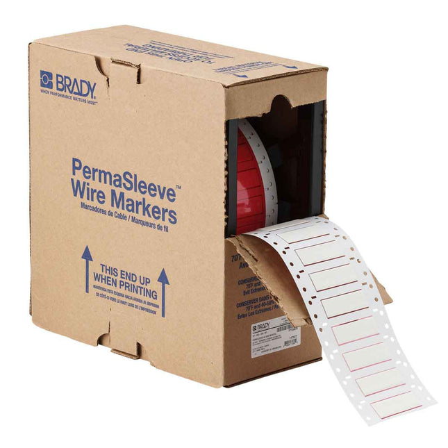 76 mm Core PermaSleeve Heatex Polyolefin 8 to 4 Gauge Wire Marking Sleeves