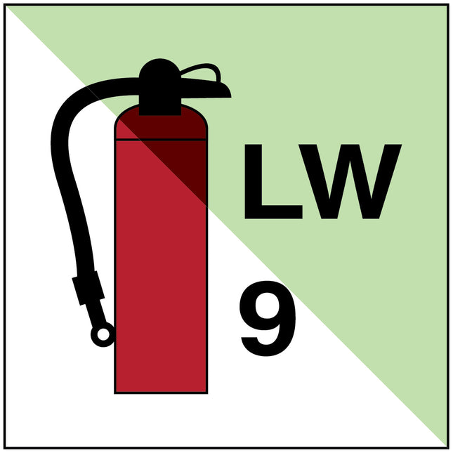 IMO  Portable fire extinguisher LW9