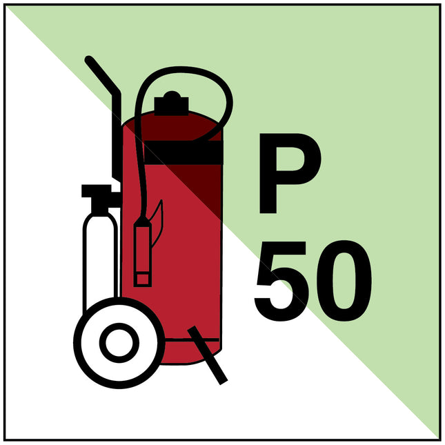 IMO  Wheeled fire extinguisher P50