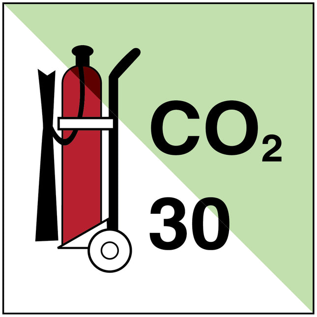 IMO  Wheeled fire extinguisher CO230
