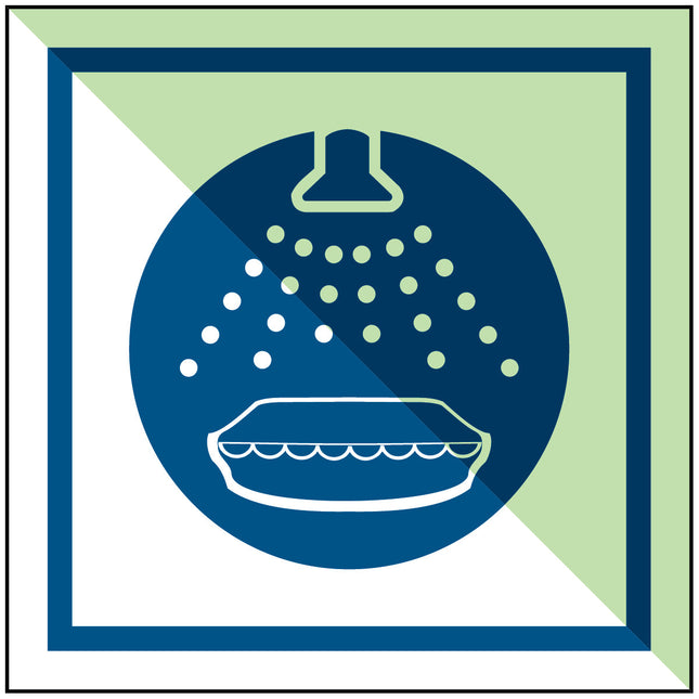 IMO Safety Sign Start water spray in launch sequence