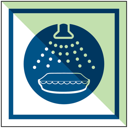 IMO Safety Sign Start water spray in launch sequence