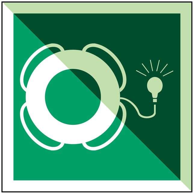 IMO  Lifebuoy with light