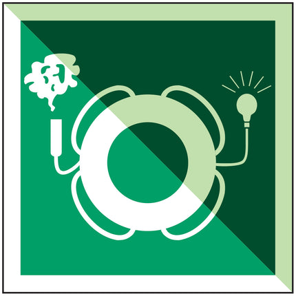 IMO  Lifebuoy with light and smoke