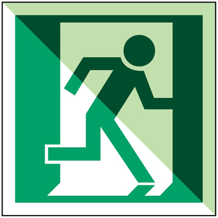 IMO Safety Sign Emergency exit right