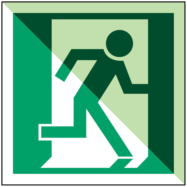 IMO Safety Sign Emergency exit right