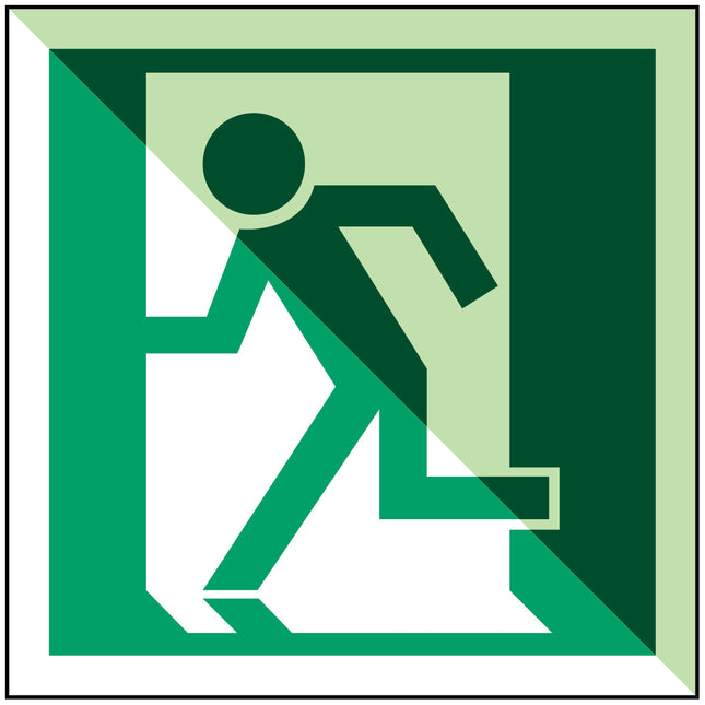 IMO Safety Sign Emergency exit left