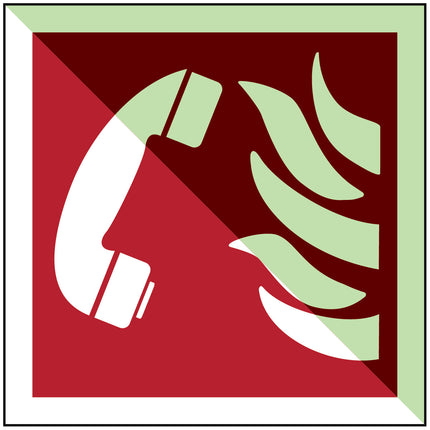 IMO Safety Sign Fire emergency telephone
