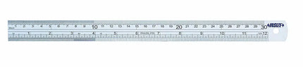 مسطرة انسايز 7110-600 من الفولاذ المقاوم للصدأ 600 ملم / 24 بوصة | أداة قياس دقيقة