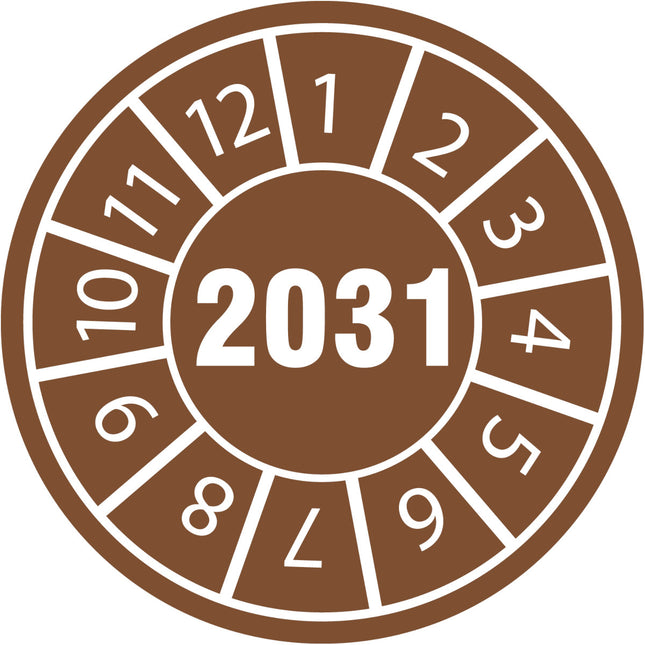 Tamperevident Inspection Date Labels