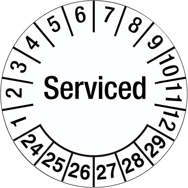 Tamperevident Inspection Date Labels