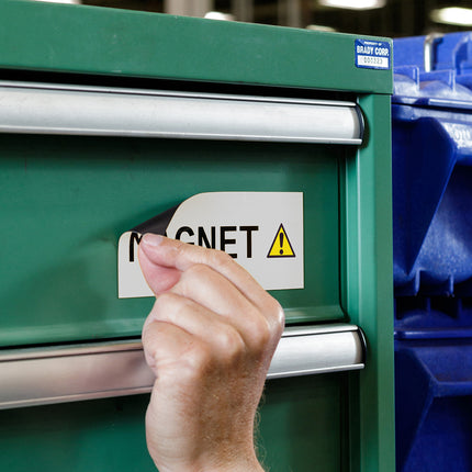 BradyJet J2000 Continuous Magnetic Polyester Labels