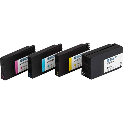 BradyJet J5000 4 Colour Ink Cartridge Pack
